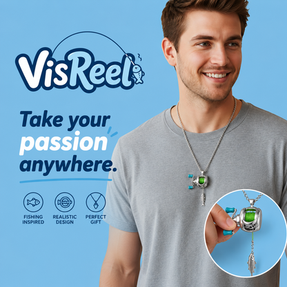 VisReel™ – Fishing Reel Necklace